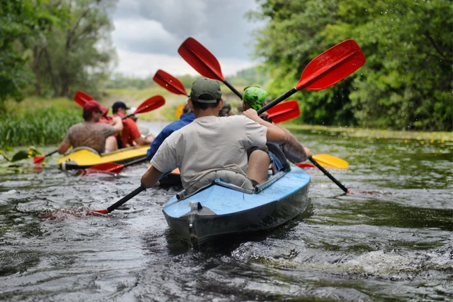 Descente en kayak