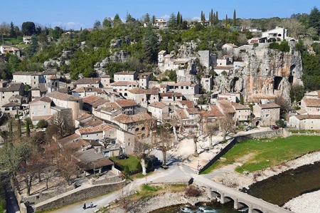 Ruelles du village de Labeaume