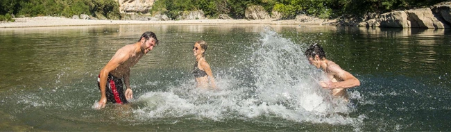 Se baigner dans l’Ardèche